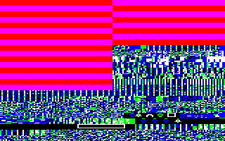 The column buffers highlighted in the BBC Micro version of The Sentinel